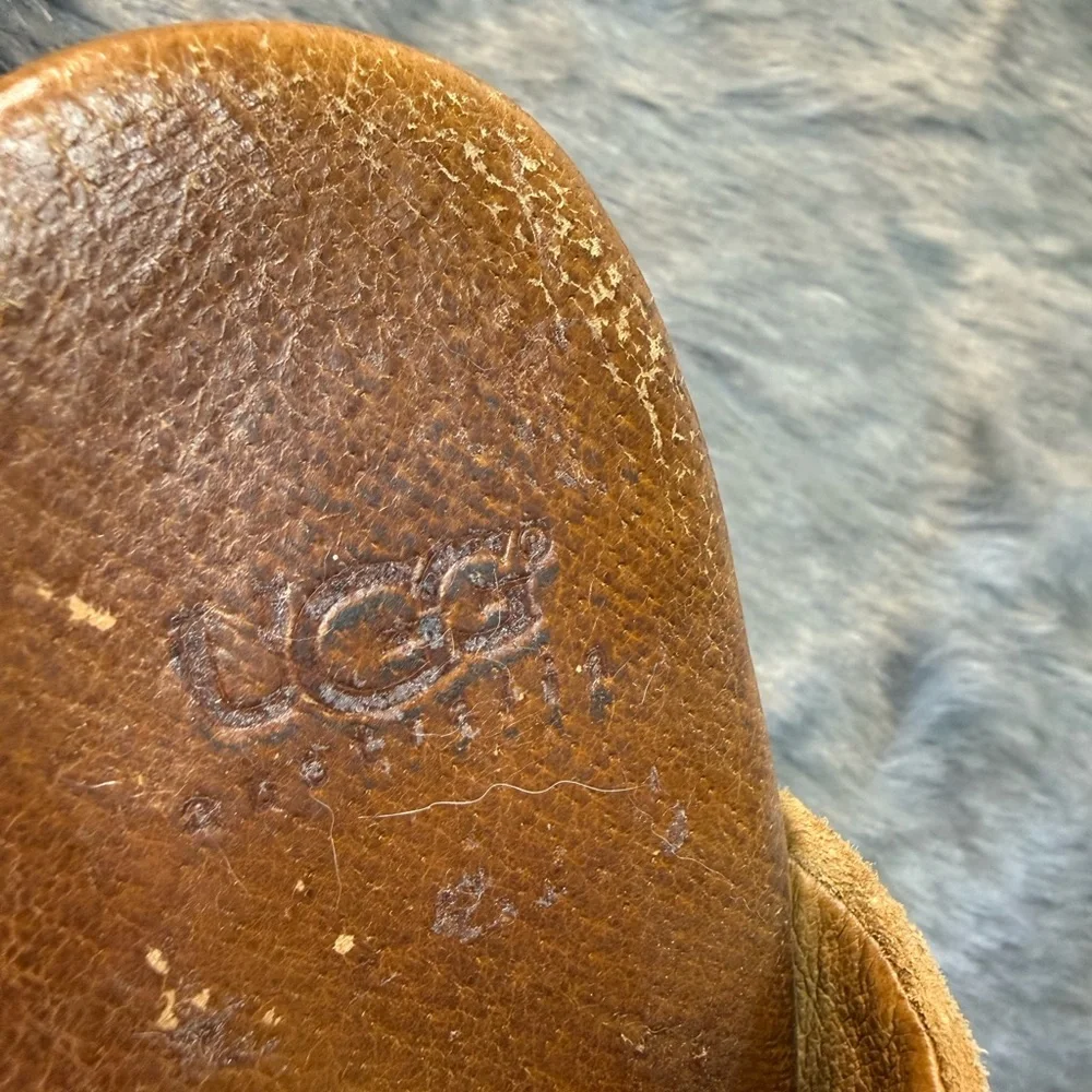 UGG Women's Brown Suede Clogs - Picture 7 of 13